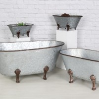 Accent your home and space with a wonderful dcor piece Stylish dcor pieces have found their way onto entryway tables dining tables shelves and any space that needs a finishing touch or bit of flair This piece features a farmhouse styled bathtub With its g