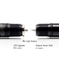 Litt Industries 104 Lumen Led Upgrade Conversion Bulb For Mini 2Aa Maglight - 2Aa Led Bulb & Lens