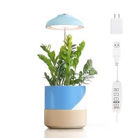 Growled Led Umbrella Plant Grow Light Herb Garden Height Adjustable Automatic Timer Ul Adapter Included Ideal For Plant Gro