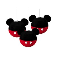 Amscan Mickey Mouse Forever Paper Lanterns 11 34 3 Pcs