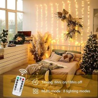 66Ft 200 Led Christmas Fairy Lights Plug In With Remote And Timer Waterproof Christmas String Lights Indoor Outdoor Upgraded 8