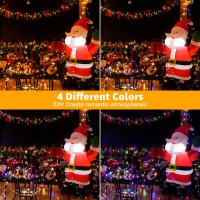 Ollny Christmas String Lights Indoor Outdoor 200Led66Ft Multicolored To Warm White Color Changing With Remote Control Timer 11