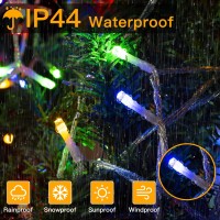 Ollny Christmas String Lights Indoor Outdoor 200Led66Ft Multicolored To Warm White Color Changing With Remote Control Timer 11