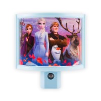 Disney Frozen Wrap Shade Led Night Light, Plug-In, Dusk To Dawn, Girls Bedroom Dcor, Ul-Listed, Ideal For Nursery, Bathroom, 46276