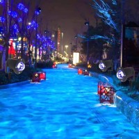 Koot Water Wave Lights Projector Outdoor Waterproof Led Ripple Garden Lights Rgbw 10 Colors Water Effect Or Flame Fire Effect Wi