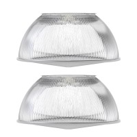 Hyperlite 60 Degree Pc Reflector Only For Hero Series Led High Bay Light (Clear With Cover) 2-Pack