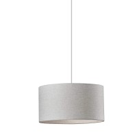 Homeroots Shade: 35.8% Electronic:20.5% Metal: 16.9%Pac 15 X 15 X 8 White Shade Drum Pendant