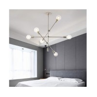 Semi Flush Mount Ceiling Light,Nickel Sputnik Chandelier,Modern Semi Flush Chandelier,6 Sputnik Lights Fixture Farmhouse Lighting Fixture For Porch Hallway,Entry,Hall,Laundry Room,Kitchen Island,Foyer