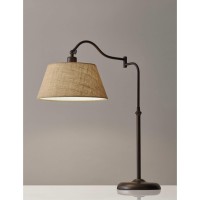 Homeroots Lighting 12.5 X 23 X 27 Bronze Metal Table Lamp