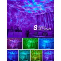 Mubarek Galaxy Star Projector Light, 24 Light Modes, 8 White Noise Galaxy Projector, Bluetooth Speaker ,Remote Timer Skylight Kids Room Lights For Bedroom