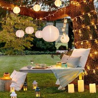 2-Pack Christmas String Lights Outdoor/Indoor, Super Bright 66Ft 200 Led Christmas Tree Lights With 8 Modes, Waterproof Outdoor Twinkle Lights For Wedding Party Bedroom Garden (Warm White)