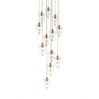 Hana 12 Lights Gold Pendant