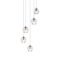 Eren 5 Lights Chrome Pendant