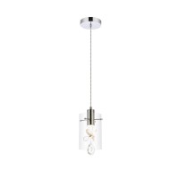 Hana 1 Light Chrome Pendant