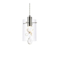 Hana 1 Light Chrome Pendant