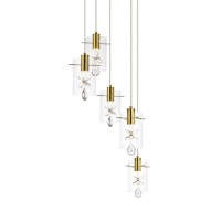 Hana 5 Lights Gold Pendant