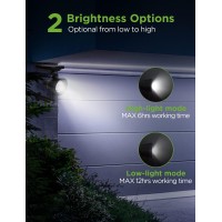 Innogear Solar Lights For Outside, Solar Spot Lights Outdoor Waterproof Solar Spotlight Security Landscape Lighting Adjustable Auto On/Off For Patio Deck Yard Garden Driveway, Pack Of 4