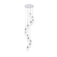 Hana 12 Lights Chrome Pendant