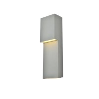 Raine Integrated Led Wall Sconce In Silver