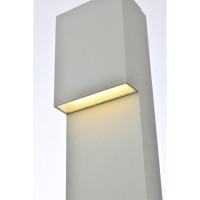 Raine Integrated Led Wall Sconce In Silver