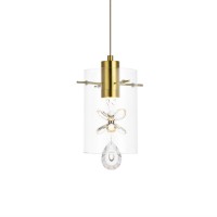 Hana 1 Light Gold Pendant