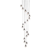 Eren 18 Lights Black Pendant