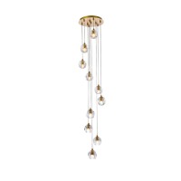 Eren 10 Lights Gold Pendant