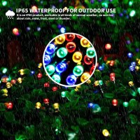 Maokot 72Ft 200 Led Outdoor String Lights,Ip65 Waterproof Solar Christmas Lights With 8 Modes Outside Hanging Lights For Garden Porch Deck Decor Christmas Decorations