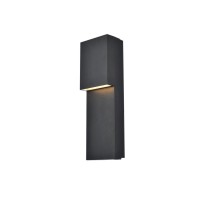 Raine Integrated Led Wall Sconce In Black