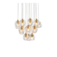 Eren 18 Lights Gold Pendant