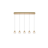 Eren 5 Lights Gold Pendant