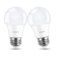 Lepro Refrigerator Light Bulb, Led Fridge Bulb, 40W Equivalent, Waterproof Freezer Bulbs, 120V 5W 450 Lumens Non-Dimmable, 5000K Daylight White, A15 E26 Medium Base, 2 Packs