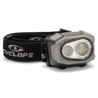 Cyclops Eflex Headlamp Tactical Durable Lightweight Compact Adjustable Headband Bright 4 Color Led 400 Lumen Rechargeable Head Flashlight Usb Charging Cable Included