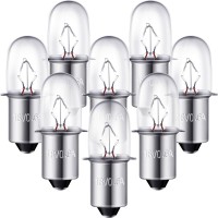 Mudder 8 Packs 780287001 Flashlight Bulbs Flashlight Replacement Bulbs Compatible With Ridgid 18V Flashlight P704 P703 P700