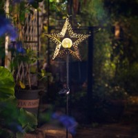 Take Me Star Solar Lights Garden Outdoor Decor Mothers Day Garden Gifts, Waterproof Metal Decorative Stakes For Walkway,Yard,Lawn,Patio