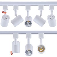 Mirrea 12 Pack Led Track Lighting Heads Compatible With Single Circuit H Type Rail Ceiling Spotlight For Accent Task Wall Art Ex