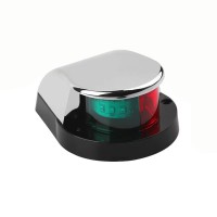 Osinmax Boat Navigation Light, Led Bow Light For Boat,Marine Led Navigation Lights. Perfect Boat Front Light To Small Boat And Pontoon (Shell Shape Silver Zinc Cover)