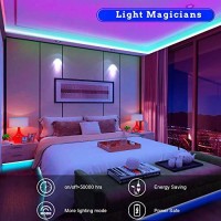 Tenmiro 65.6Ft Led Strip Lights, Ultra Long Rgb 5050 Color Changing Led Light Strips Kit With 44 Keys Ir Remote Led Lights For Bedroom, Kitchen, Home Decoration