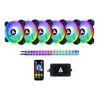 Add style to your system with Apevias 120mm Twilight RGB color changing LED fans With 366 selectable modes you can find the look and style combination thats a fit for you The remote control that comes with the controller allows you to set the color scheme