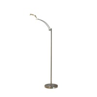 54 Inch Long Tinsley Silver Integrated Led Task Floor Lamp