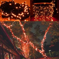 Twinkle Star 200 Led 66Ft Halloween Fairy String Lights Halloween Decoration Lights With 8 Lighting Modes Mini String Lights P