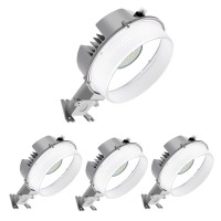 Cinoton Led Barn Light Dusk To Dawn Outdoor Lighting 42W 4950Lm 5000K Daylight Security Flood Light Ul Listed Ip65 Waterproo