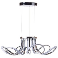 6 Petal Flower Chandelier Integrated Led Strip, Dimmable, Chrome(D0102Hge4Rv)