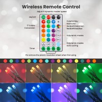 Toodour Christmas Icicle Lights, Rgb Color Changing Icicle Lights With Remote, 360 Led 29.5Ft Window Fairy Lights With 60 Drops, Led Christmas Lights For Home, Garden, Outdoor Christmas Decorations