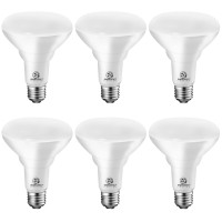 Energetic Led Flood Light Bulbs Br30, 65W Equivalent, Dimmable, Warm White 3000K, 750Lm, Indoor Flood Lights For Recessed Cans, Energy Star & Cri 90, Ul Listed, 6 Pack