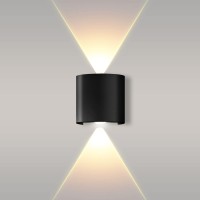 Modern Led Wall Sconce Indoor Black Interior Wall Lights Led Wall Lamp Up And Down Wall Mount Light For Living Room Bedroom Hallway Corridor Cool White (Rated, 2T Light)