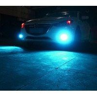 Alla Lighting 3800Lm Pgj13 898 881 Led Bulbs Fog Lights Or Drl, 8000K Blue Xtreme Super Bright 889 886 888 894 896 881X 881L H28 Eti-Smd 12V Replacement