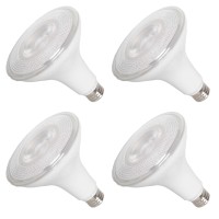 Maxxima Par38 Led Indoor/Outdoor Daylight Light Bulb 1275 Lumens 15 Watts 100 Watt Equivalent 5000K 90 Cri Dimmable Energy Star Flood Light (4 Pack)