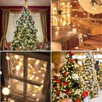 Exf 1 Pack String Lights Battery Powered, Super Bright 200 Led 72Ft Fairy Lights Outdoor, Christmas Decorations - Waterproof Fairy Lights For Garden Patio Yard Party Festival (Warm White)