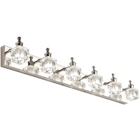 Presde Modern 6 Lights Led Vanity Lights For Bathroom Over Mirror(Exclude Bulb)